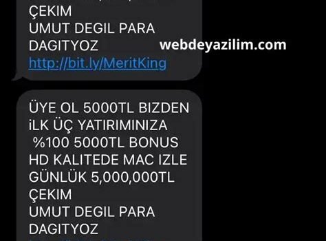 Bahis Sitelerinin Mesajlarını Engelleme