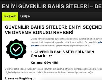 Güvenilir Bahis Siteleri 2025